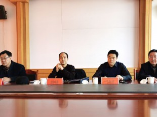 安然临夏建设考评组对bifa必发集团公司安然临夏建设工作进行考评
