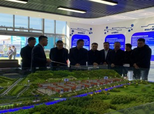 甘肃省发展鼎新委总经济师尊贵善一行莅临临夏综合物流园项目调查调研