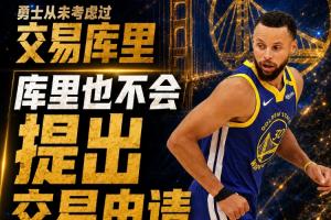 2年1.367亿~名记：库里不会申请买卖 他和勇士都筹算今夏提前续约