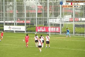 先下一城！吕孟洋第8分钟点射破门，上海U17以1-0当先河床