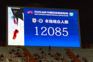 上座率不到四成！泰山主场1-1新鹏城，仅12085名球迷现场观战