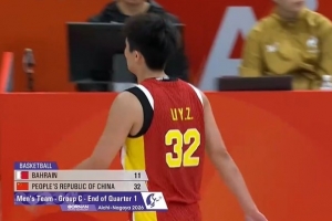 开局就杀疯了！中国男篮首节32-11当先巴林21分！投篮19中12